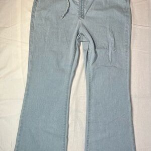 SHEIN Light Blue Flare Jeans